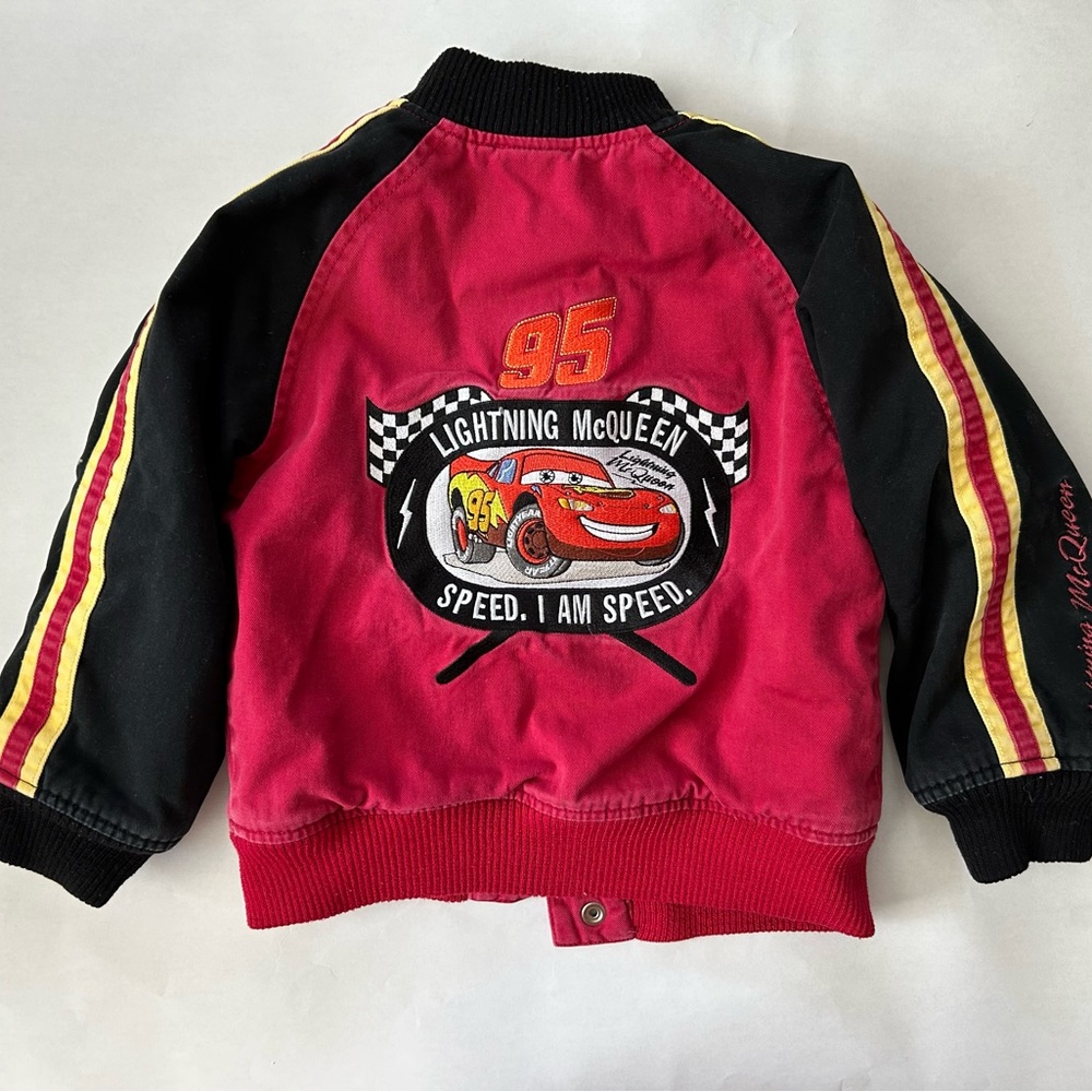 Disney Red and Black Lightning McQueen Jacket